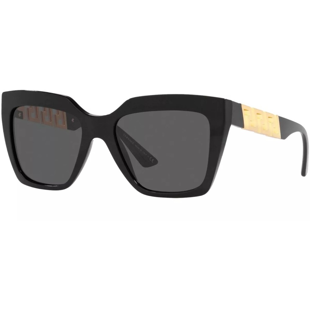 Versace Women's Black Stylized
Square Sunglasses  -
Italy
